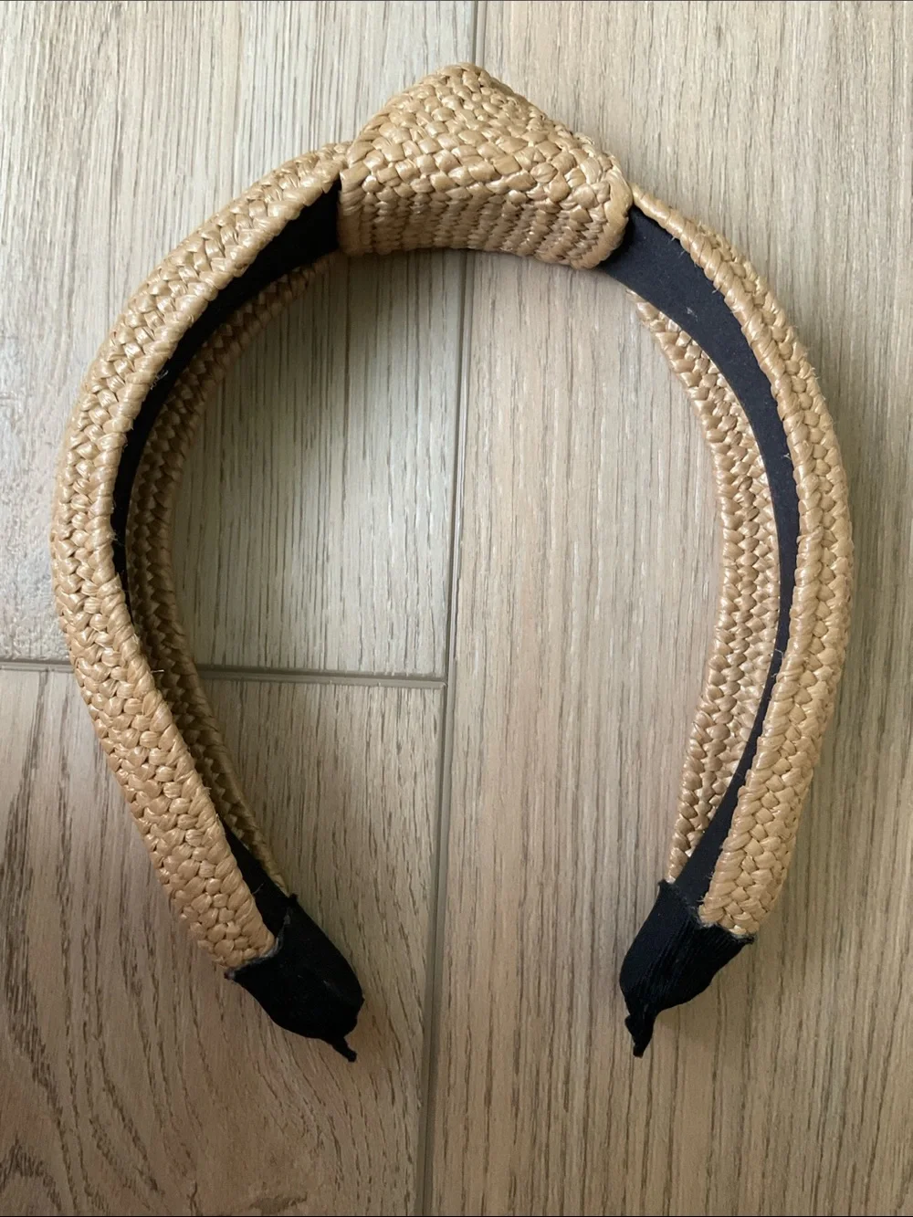 Set of Three Headbands NWT Anthropologie Active, Tan Top Knot, Fabric Top Knot